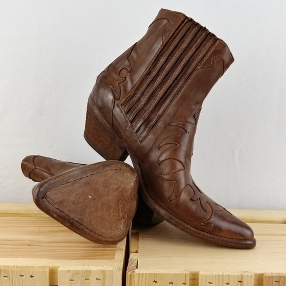 sartore western ankle boots
